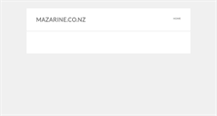 Desktop Screenshot of mazarine.co.nz